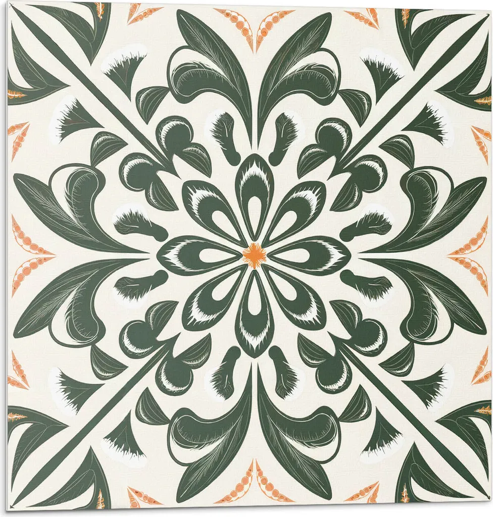 Pannelli Decorativi Parete 3D Floreali - Set 4 Pezzi Autoadesivi