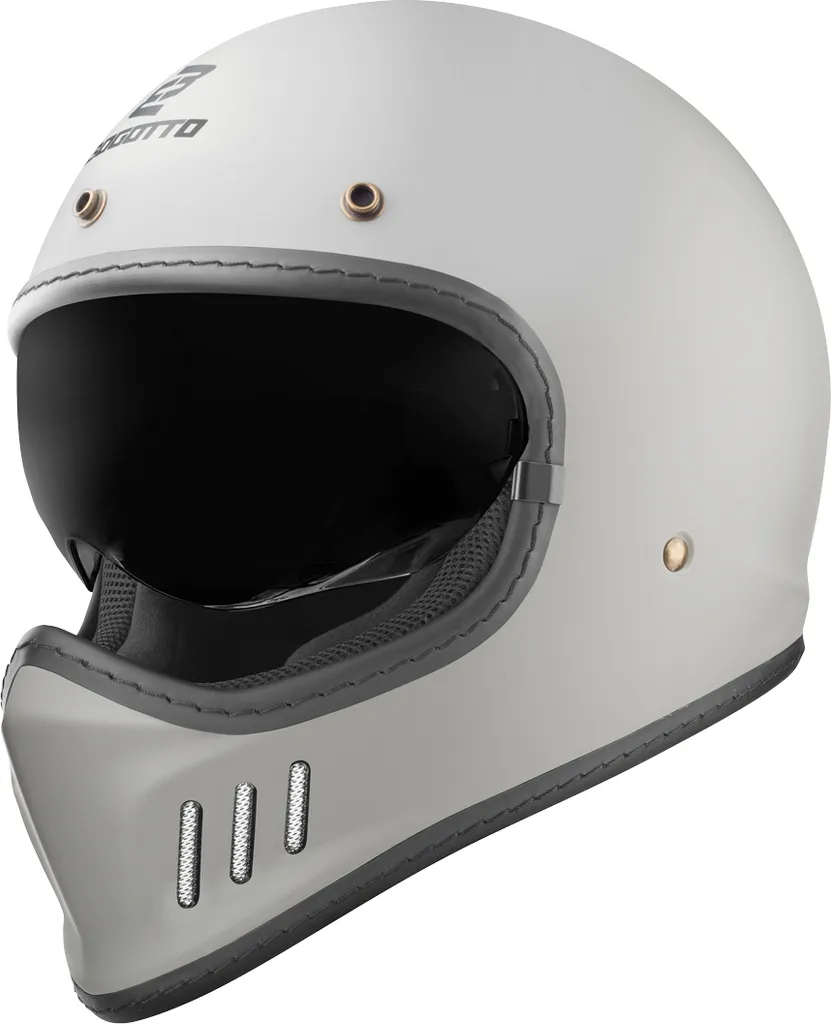 Casque Bogotto FF980 intégral XL gris mat pour trajet quotidien moto