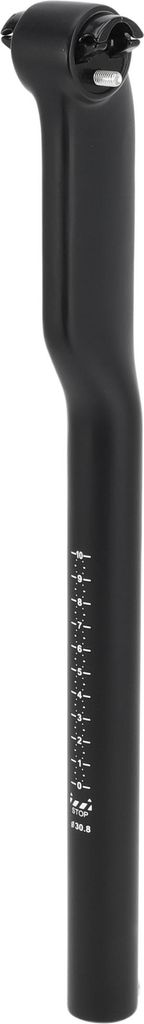 Fahrradsattelstš¹tzen H?henverstellbare Fahrradsattelstš¹tze Sattelrohr Mattschwarz 1 Stš¹ck 30,8x400mm Carbonfaser