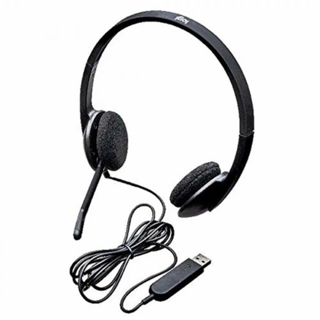 Casque Stéréo Logitech H340 avec Connexion USB et Micro Pivotant