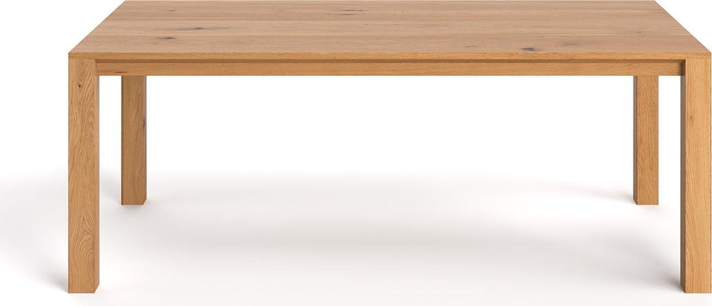 Skandinavischer Plain-Tisch, 140x80 cm, Massivholz, Skandinavisch