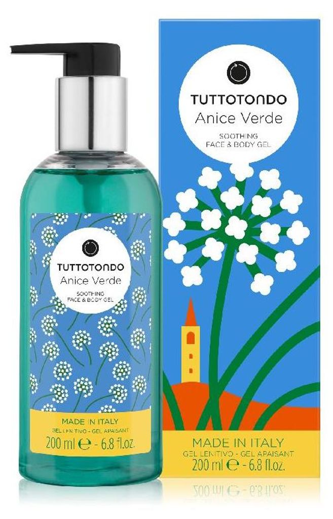 TUTTOTONDO Anice verde Gel lenitivo viso e corpo 200ml Immagine del prodotto 