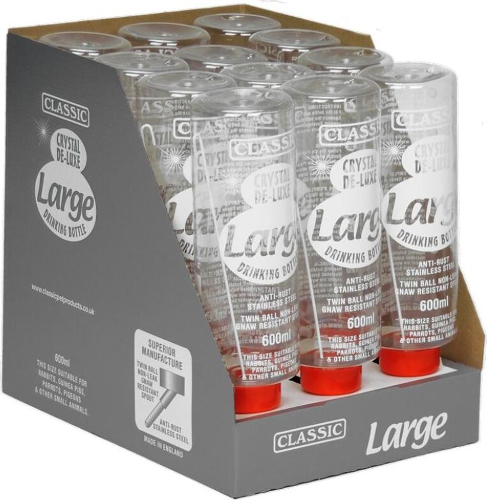 Trinkflasche CLASSIC DE LUXE (320 Ml) Für Kaninchen