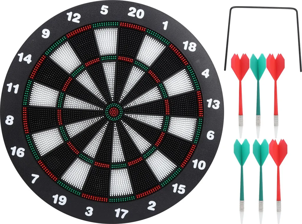 Jeu de fléchettes réutilisables avec pointes souples de sécurité
