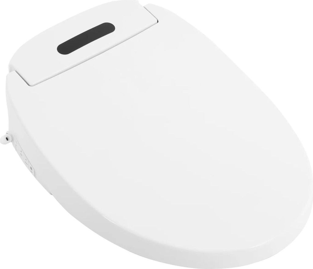 Intelligenter Bidet-Toilettensitz - Verlängerte Form - Fernbedienung - Beheizt - Selbstreinigend - LED-Nachtlicht - AC220V - Weiß