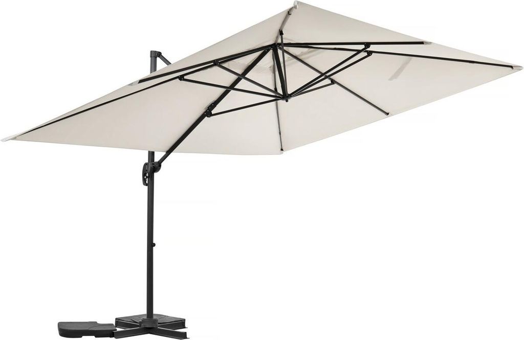 Parasol jardin déporté en aluminium "Sky 4" - 3 x 4 m - Image du produit 