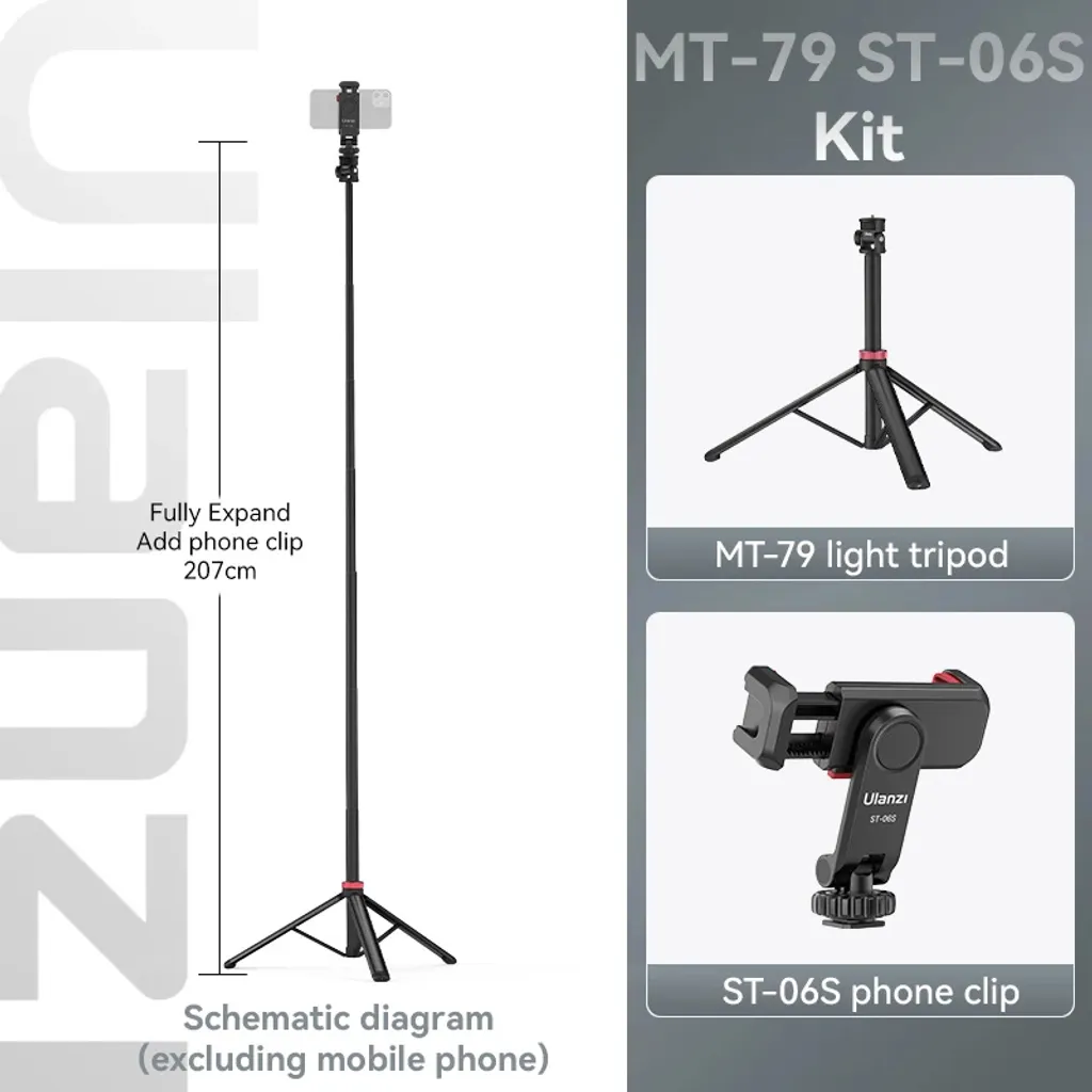 Trépied pour smartphone idéal pour streaming et vidéo Youtube MT-79 - 2