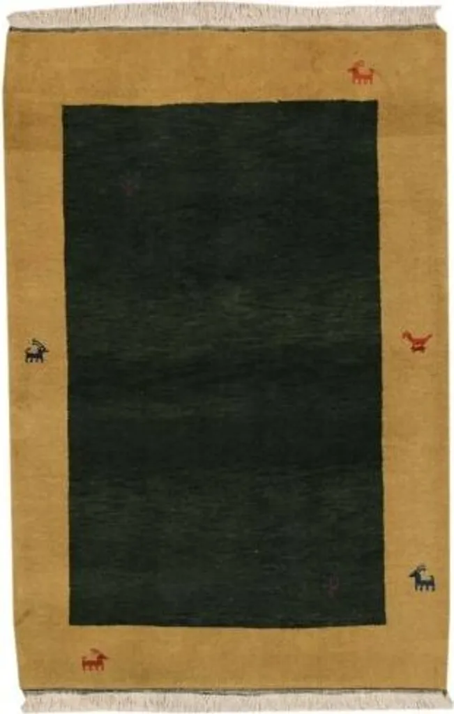 Tapis de décoration Gabbeh Tare 125x180 cm pour intérieur chaleureux