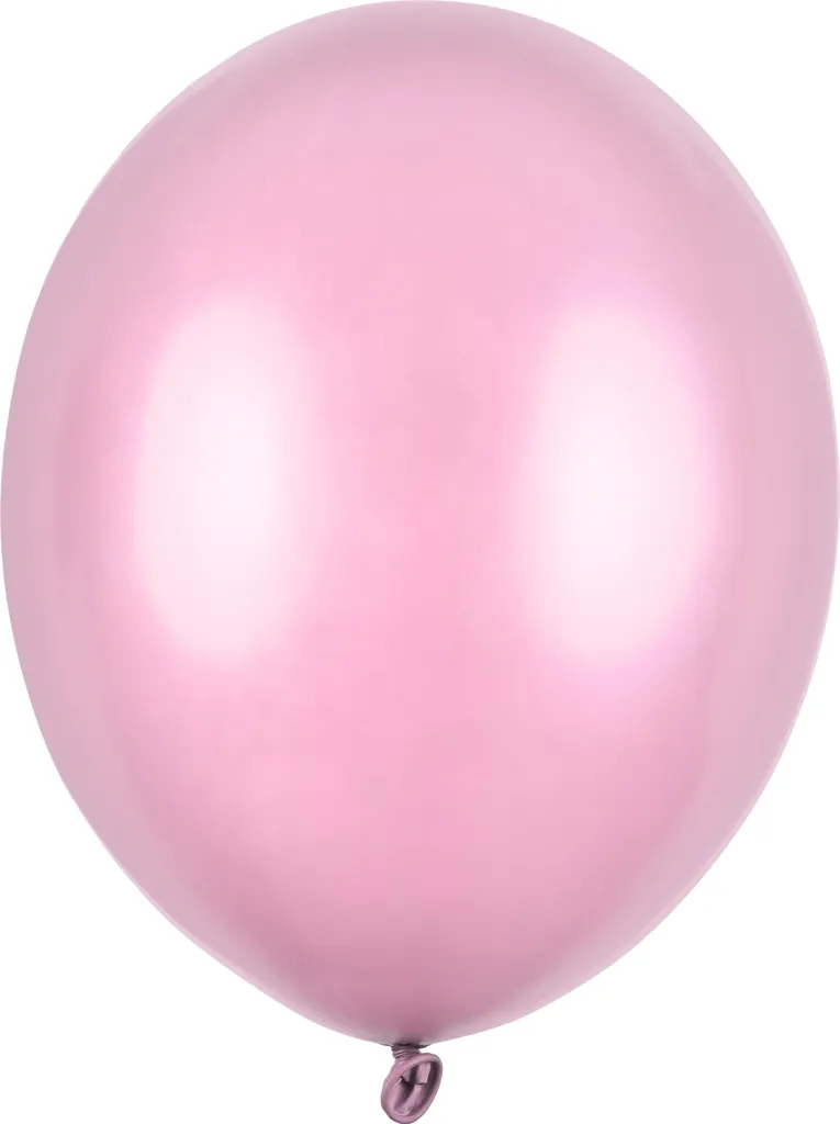 100 Ballons de Baudruche Rose Bonbon Métallisé Ø30cm pour Fête
