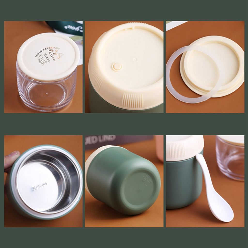 700ml Praktischer Müslibecher, To Go Becher Lunchpot Produktbild 9