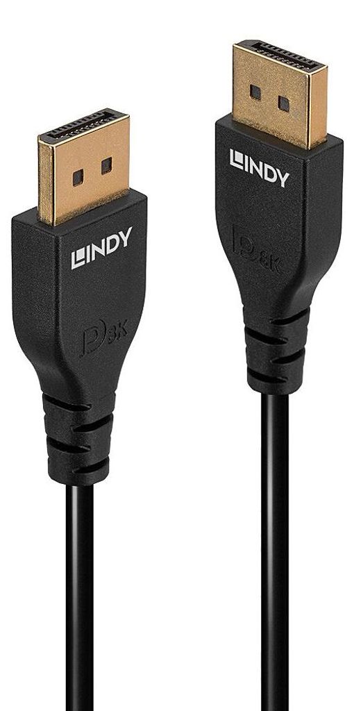 LINDY 3m Slim DisplayPort 1.4 Cable