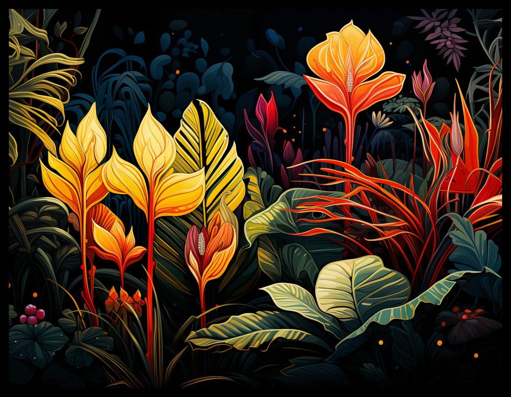 Plakat 65x50cm Tropische Symphonie