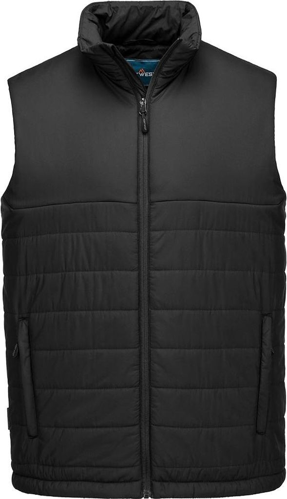 Beruflicher Bodywarmer mit isolierten Lamellen – Größe XXXL – Schwarz – Portwest