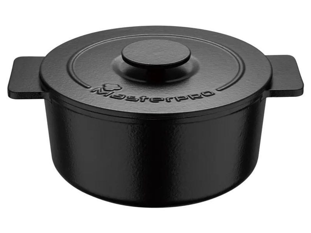 Masterpro  Gusseisentopf Eternal, Ø 21cm Art:schwarz Produktbild 