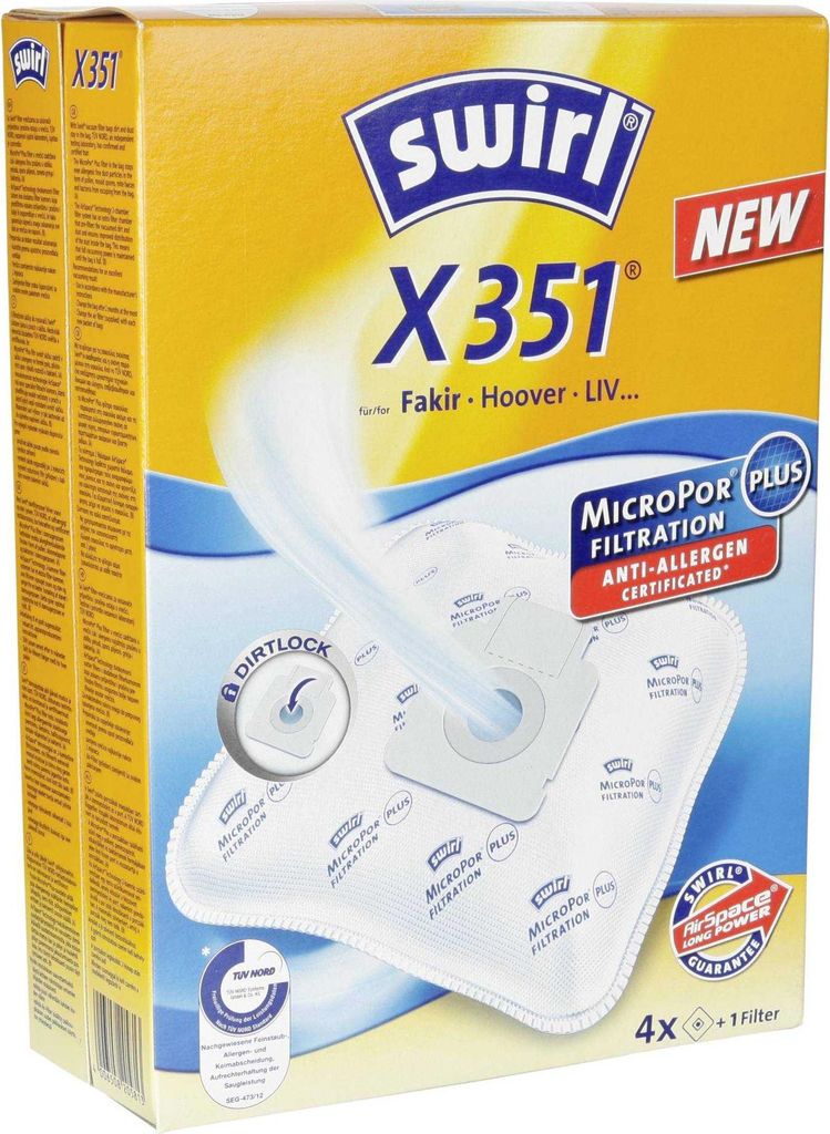 Swirl X 351, Niebieski, Biały, Żółty, 241 mm, 166 mm, 76 Zdjęcie produktu 