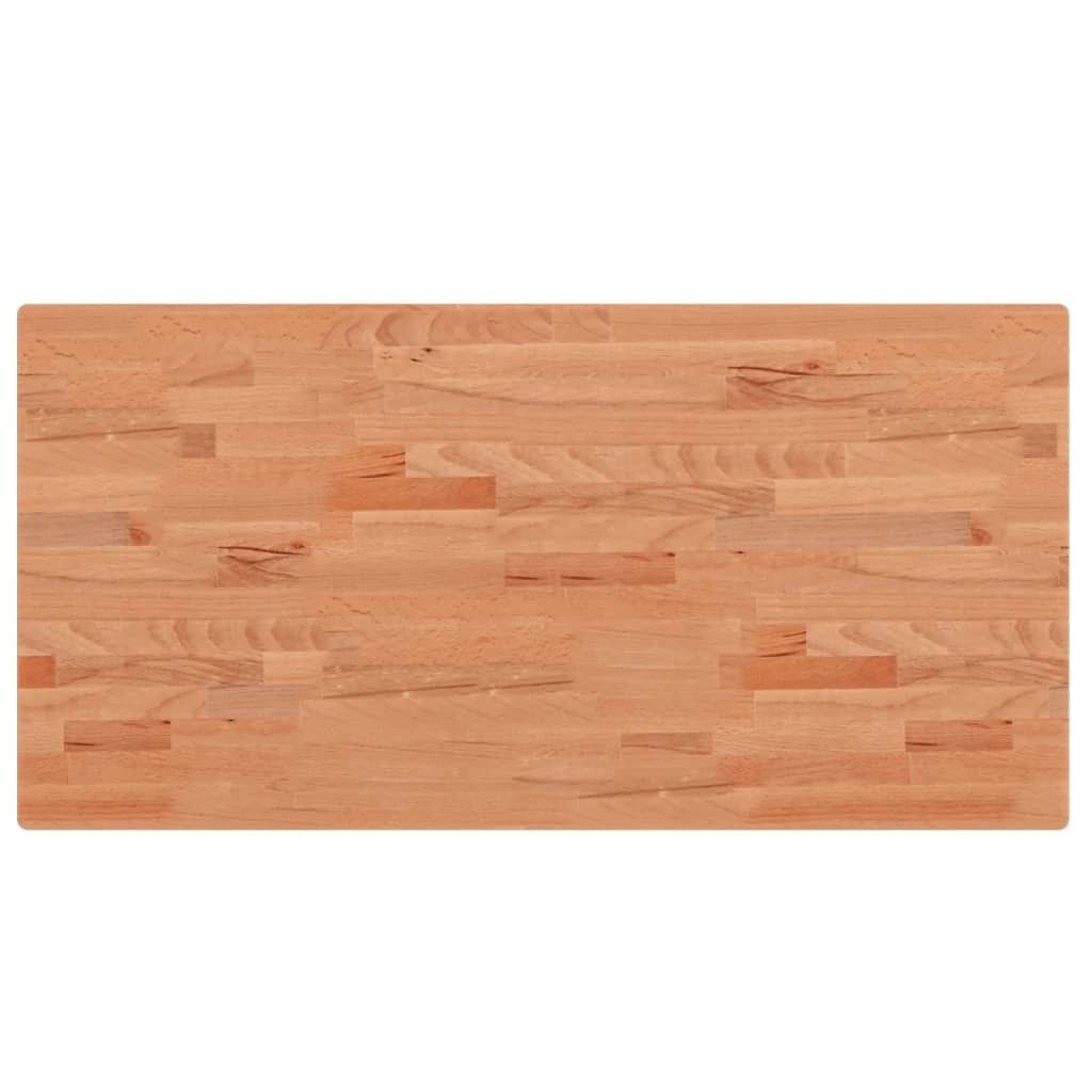 Waschtischplatte 100x50x2,5 cm Massivholz Buche