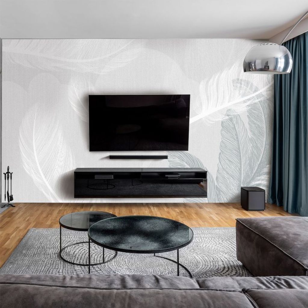 dedeco Wohnzimmerrückwand TV-Wand Wandpaneel Wohnrückwand Rückwand Tapetenersatz, Motiv: Kunst V5, 250 x 100 cm, Nano-Protect: hochglanz, wasser...