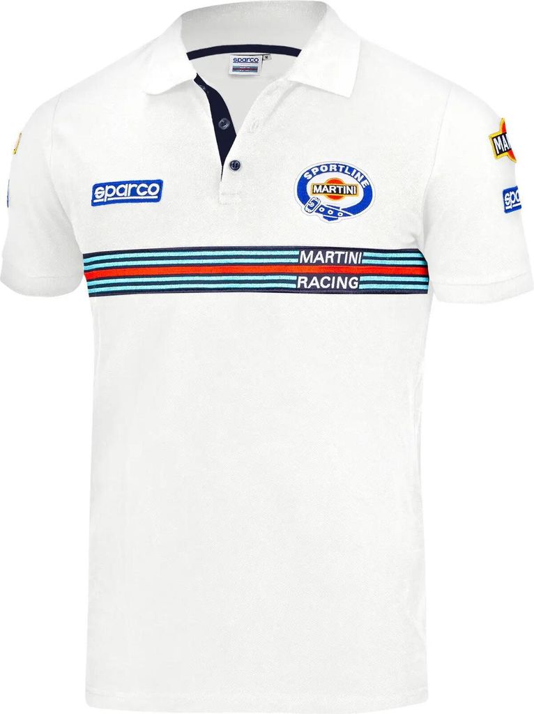 Sparco 01275MRBM Replica Martini Racing Polo Blau M