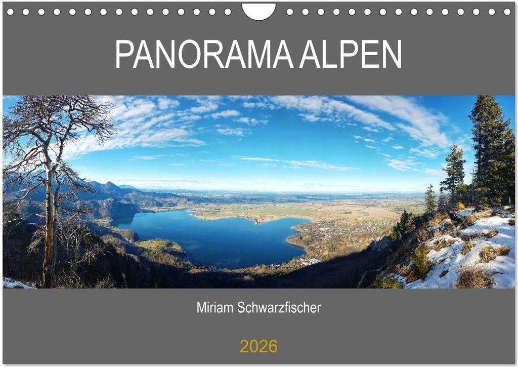 Panorama Alpen (Wandkalender 2026 DIN A4 quer), CALVENDO Monatskalender