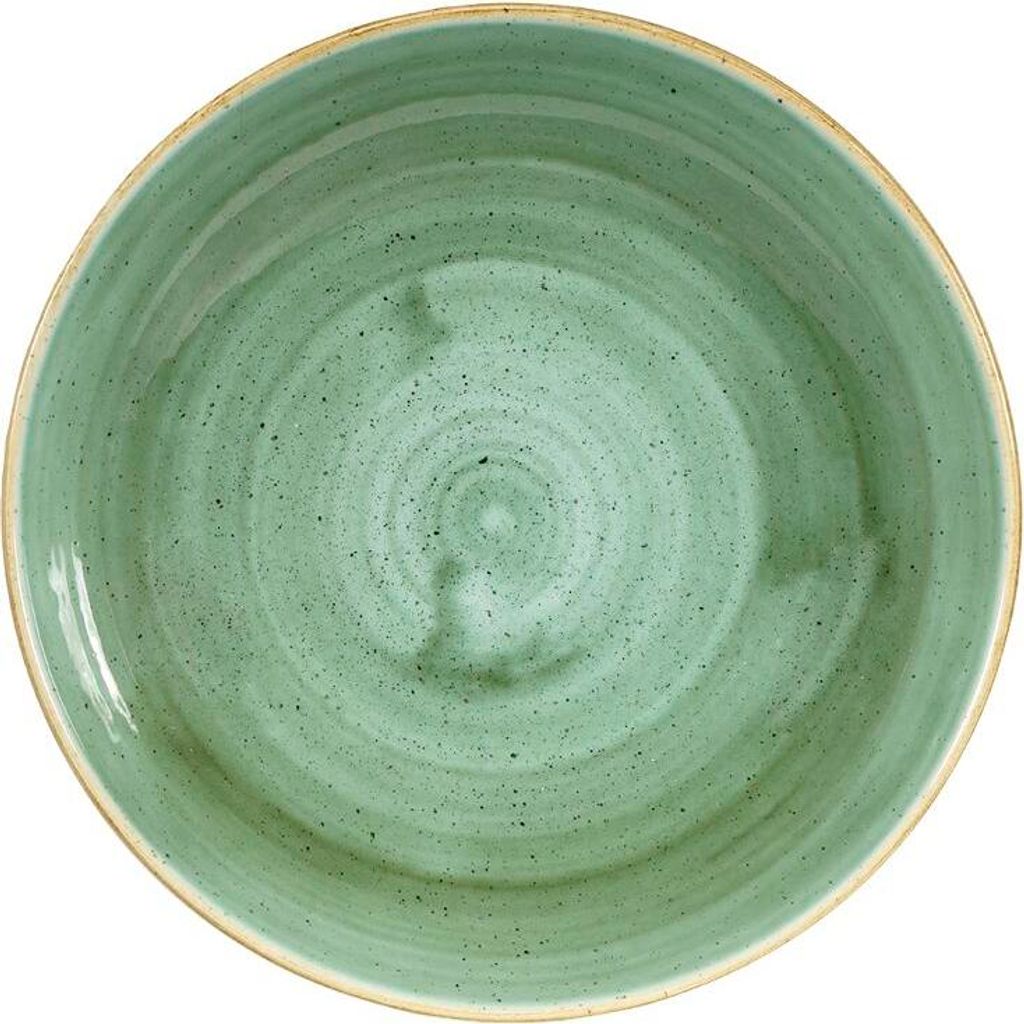 CHURCHILL Stonecast Samphire Green Teller tief, coup, ø: 248 mm