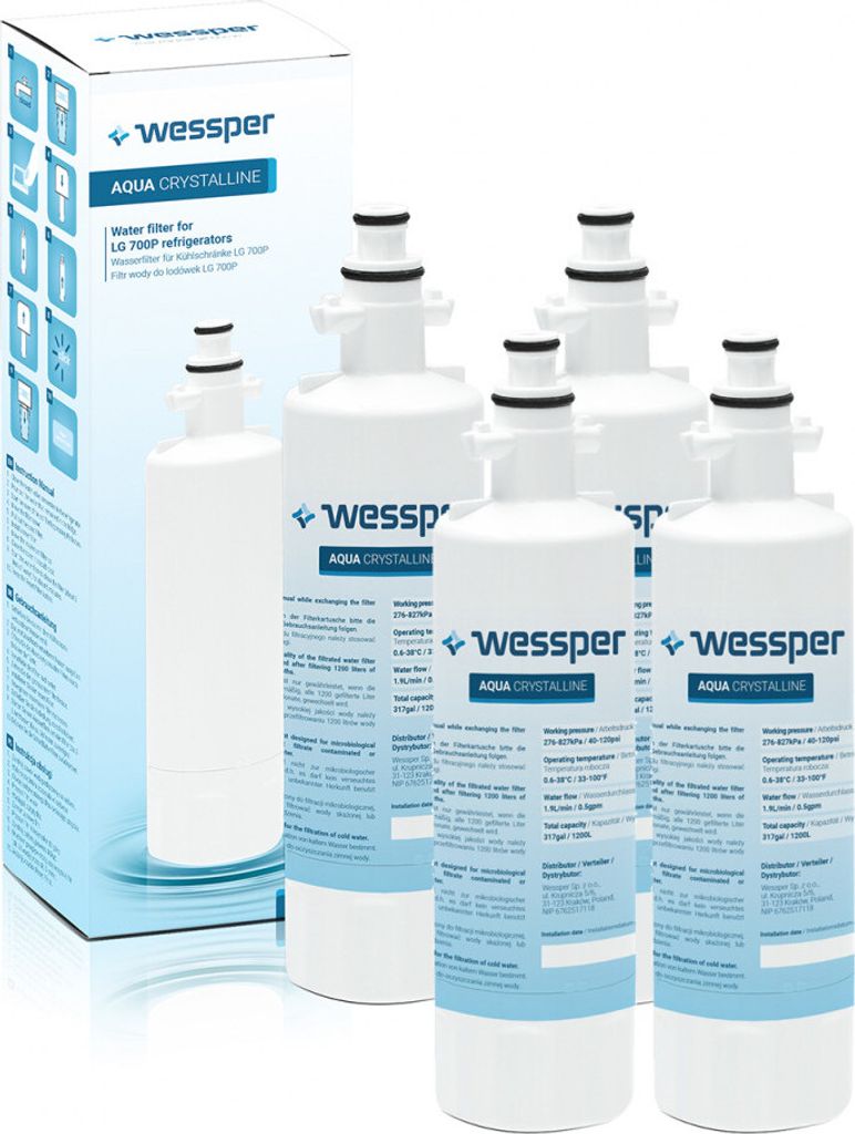 Kryštalický vodný filter chladničky Wessper kompatibilný s Obrázok produktu 