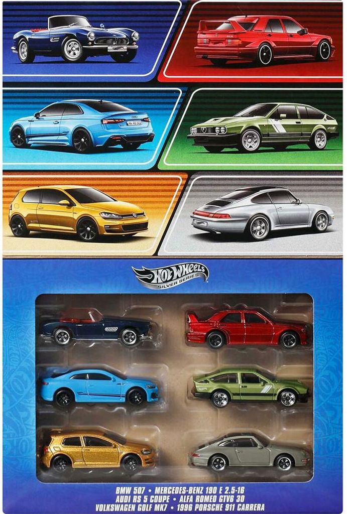 Hot Wheels - Euro Style Multipack - Small Car - 3 years and Productafbeelding 