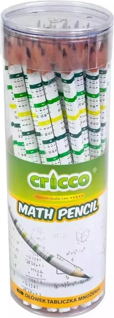 Matita con tabella delle moltiplicazioni (50 pezzi) CRICCO