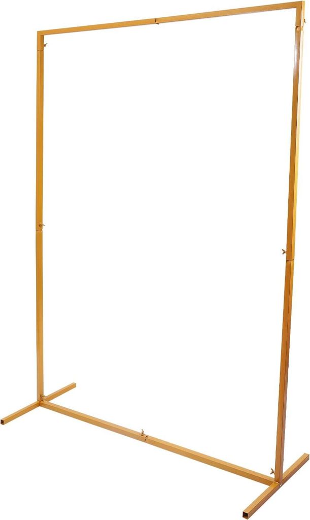 2x1,5M Goldener Hochzeits bogen Traubogen Metall Ballon Produktbild 1