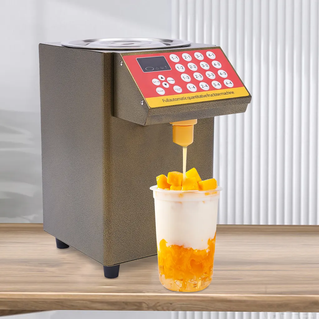 Distributeur de Sirop 8L Haute Précision avec 16 Touches Programmables Inox - 15