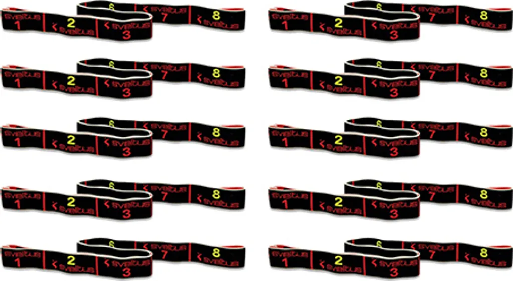Sveltus Elastiband Original Noir - Bande de Musculation Multi-Boucles