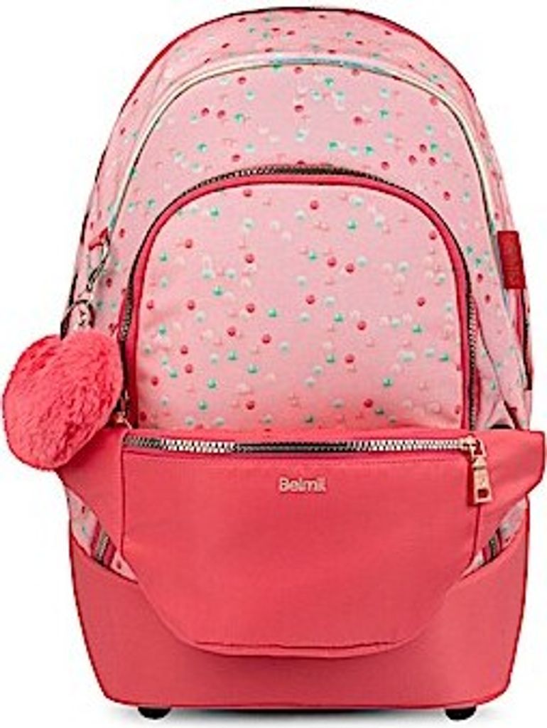 Belmil 2-IN-1 Schultasche & Gürteltasche 2-teilig "Rose Quartz"