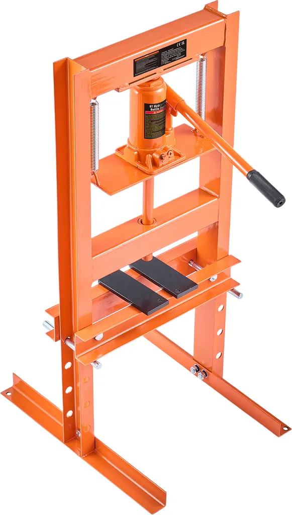 Presse d'atelier 6 tonnes pour extraction de roulements et pliage métal