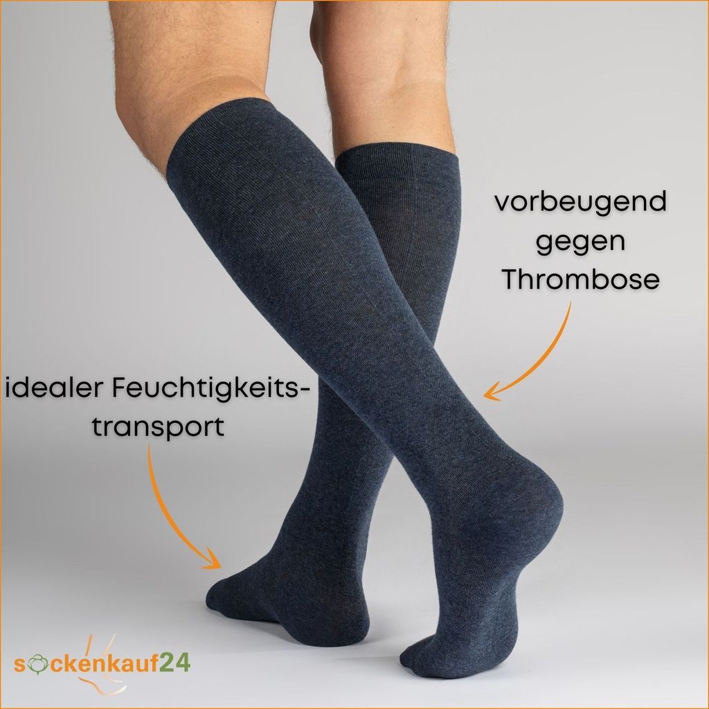 2 I 4 Paar Stützstrümpfe Reisestrümpfe Kompressionsstrümpfe Produktbild 3