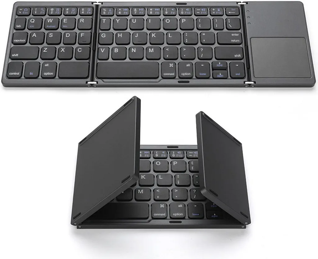 Mini clavier sans fil portable Bluetooth pour tablette et smartphone