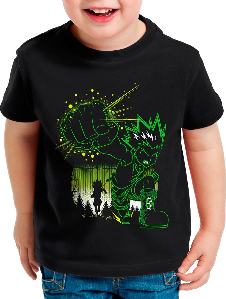 BaumwolleCloud The Jajanken Kinder T-Shirt hunter anime japan manga x