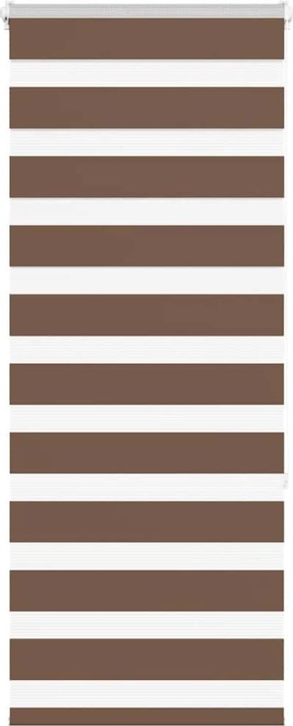 "2026 Promotion" Doppelrollo - Außenrollo - Braun 65x150 cm Stoffbreite 60,9 cm Polyester - Rollos CC24365
