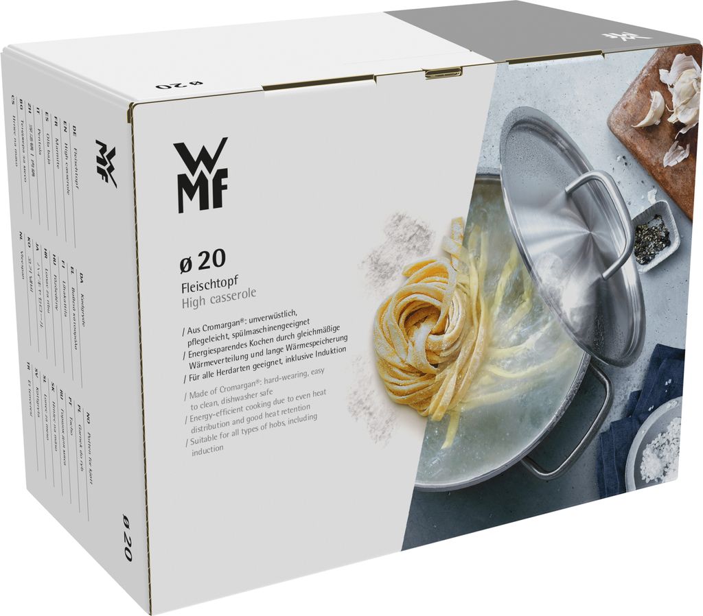 WMF Diadem Plus casseruola alta 20 cm, coperchio in vetro, Immagine del prodotto 