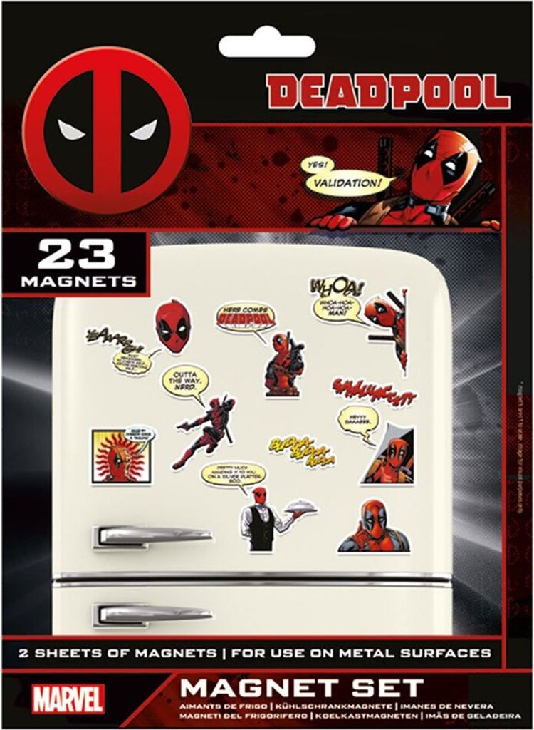 Magnete - Marvel Deadpool (23Stück)