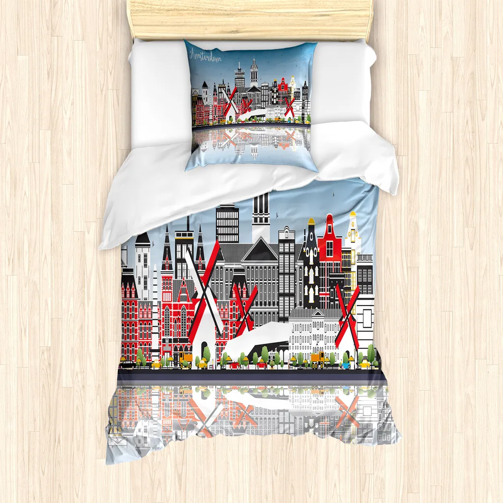 Sacco Copripiumino Amsterdam ABAKUHAUS Singolo 135x200 Anallergico