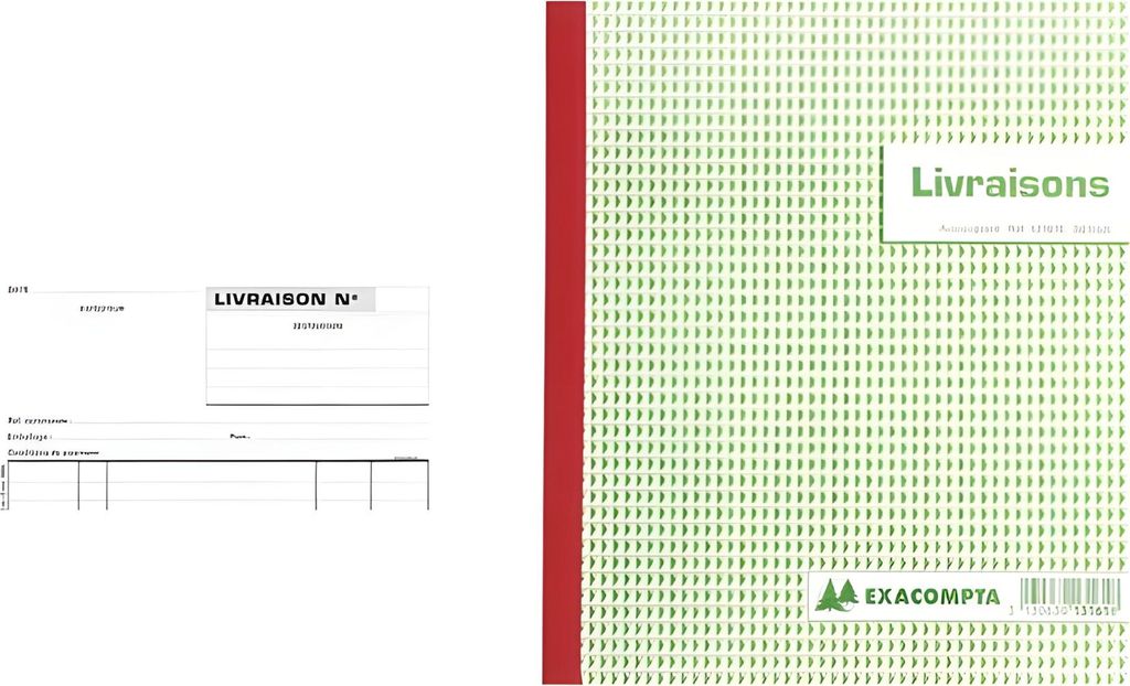 Exacompta EXACOMPTA Manifold Livraisons, 21 0 x 180 mm, dupli