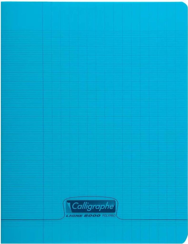 Calligraphe 10x Heft 48Bl 17x22 90g frz Lin PP blau - Blau 18122C