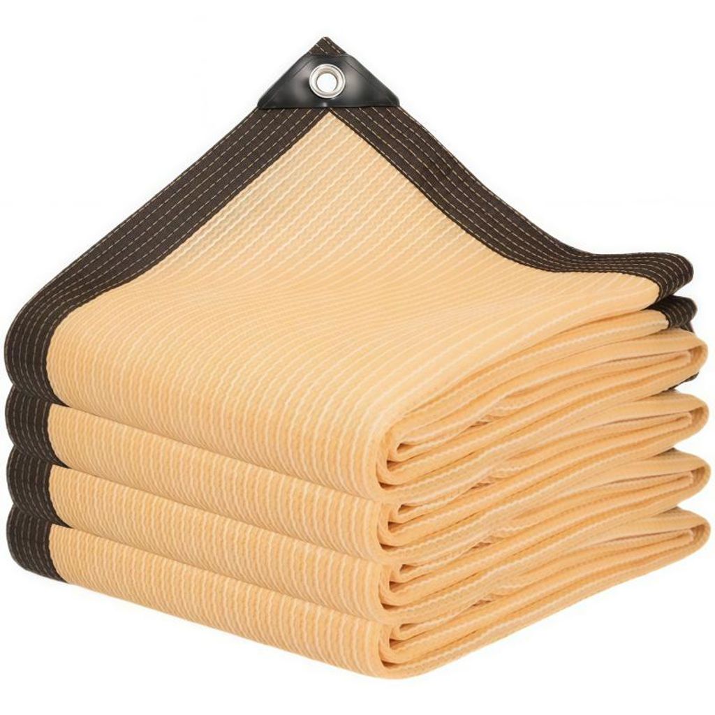 2x3m Khaki Schattiernetz mit Ösen,90%UV-Schutz,verstärktes Produktbild 