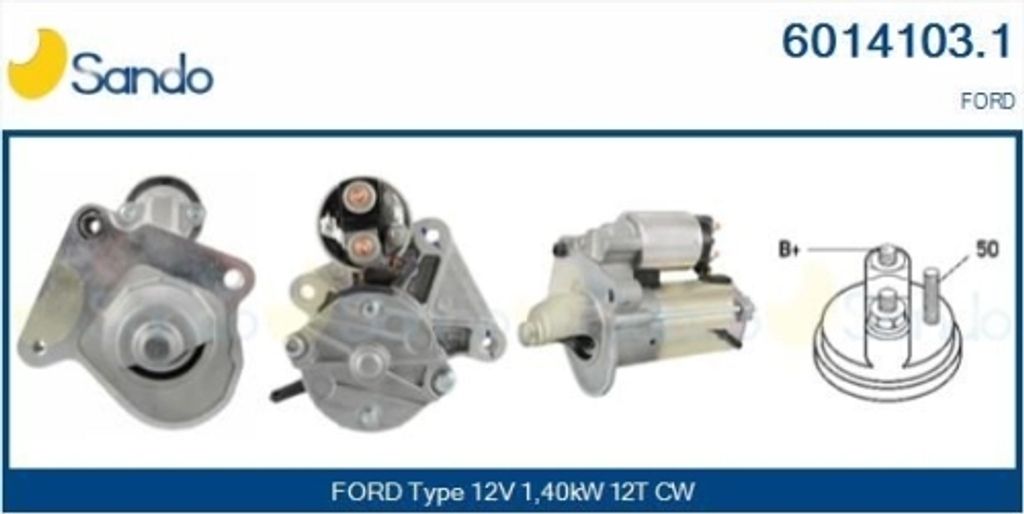 1 Starter Sando 6014103.1 für Ford Mazda