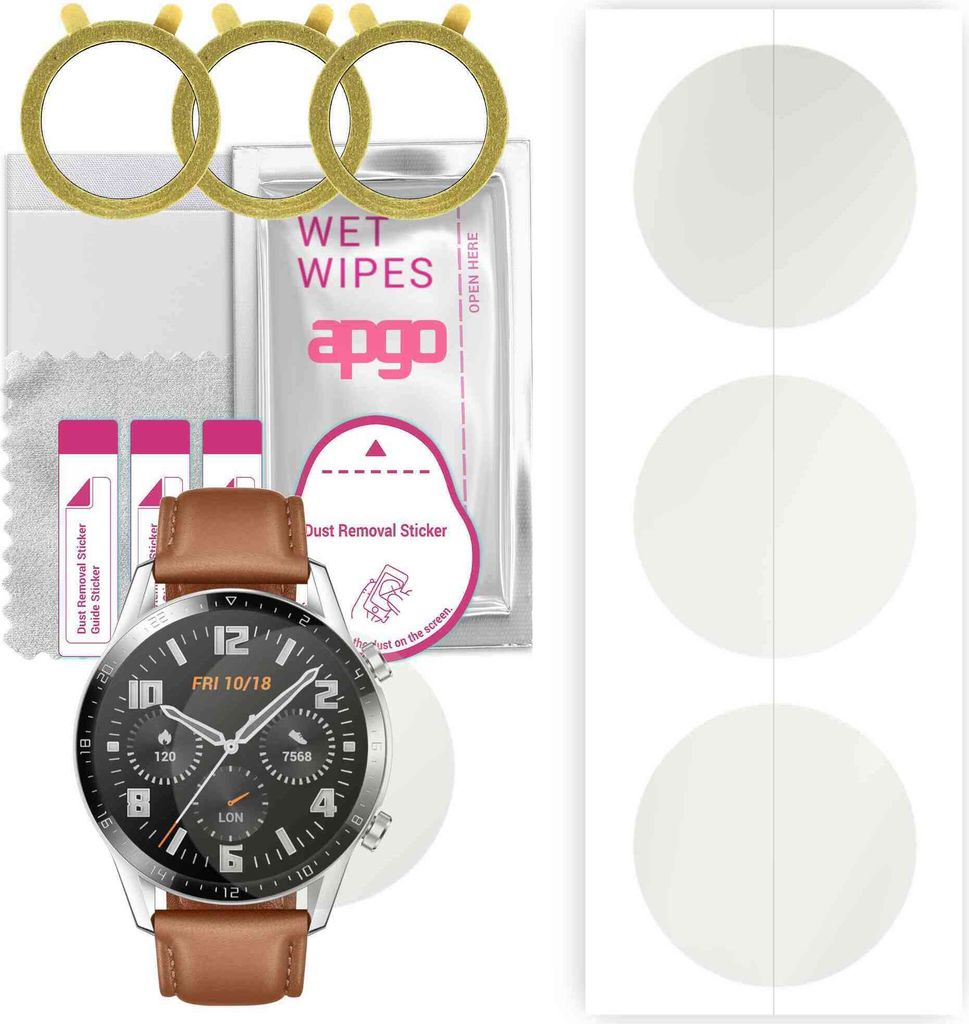 apgo 3 Stück Schutzfolie, Matt, kompatibel mit Huawei Watch Produktbild 