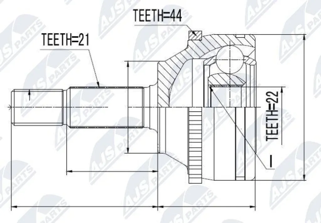 Kit soufflet de cardan pour Megane - Joint d'étanchéité NTY NPZ-RE-010
