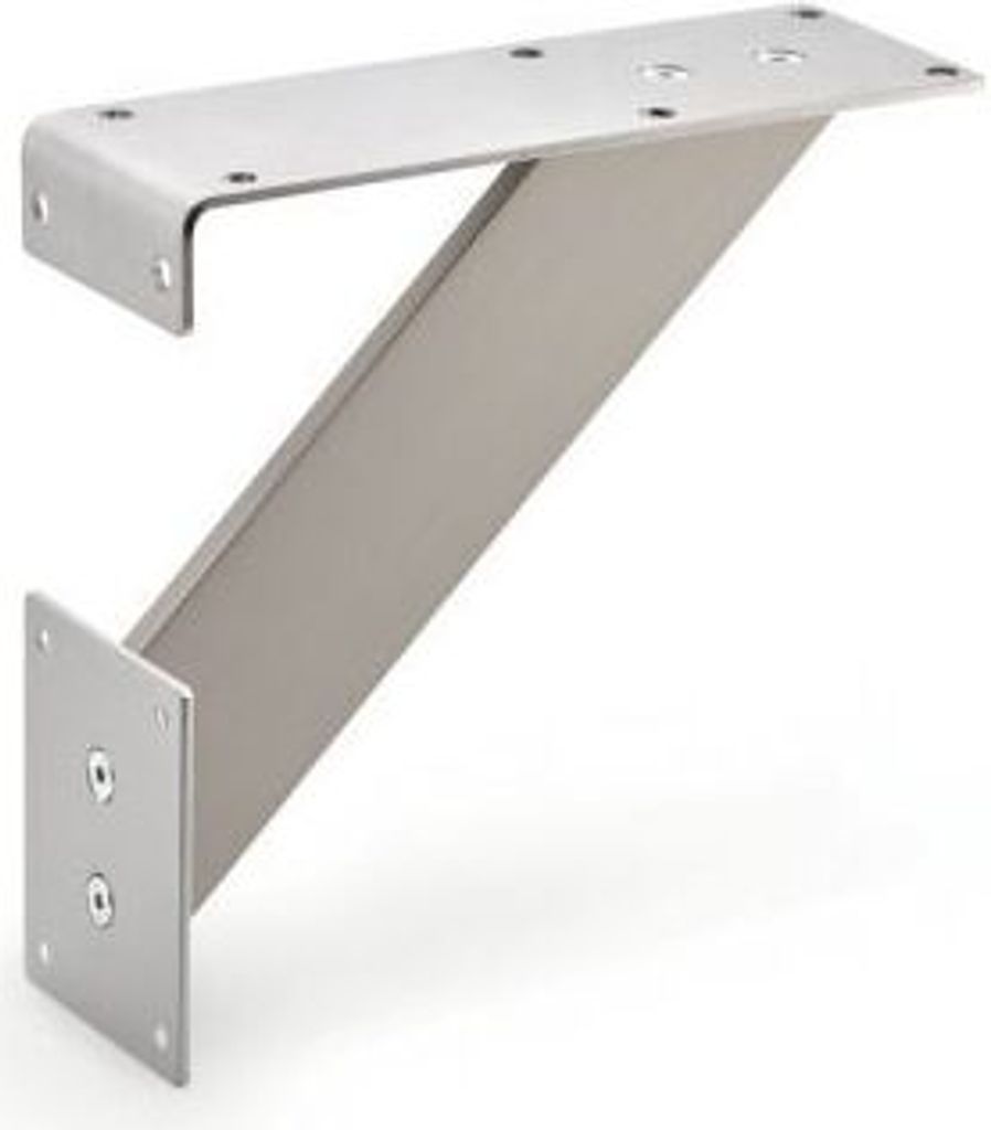 Konsole KORFU 4 edelstahlfarbig Höhe 220 mm / Barkonsole