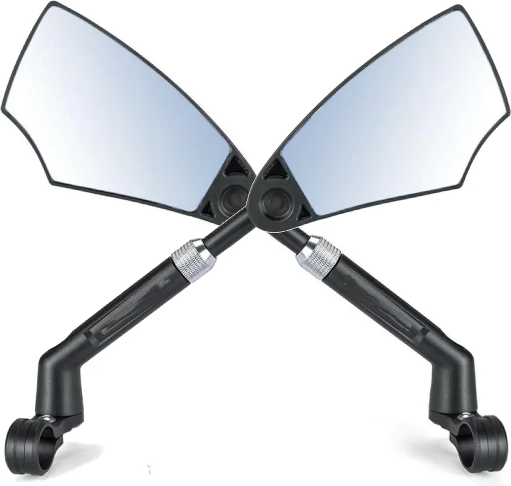 Rétroviseurs de vélo antireflet 360° en verre incassable 14-19 cm pro