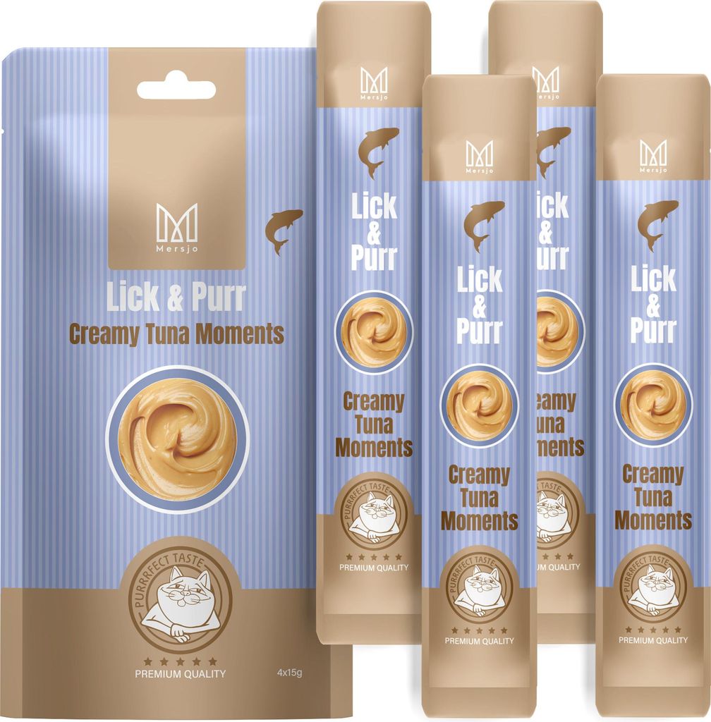 Przysmak dla kotów – Lick & Purr: Creamy Tuna Moments Zdjęcie produktu 