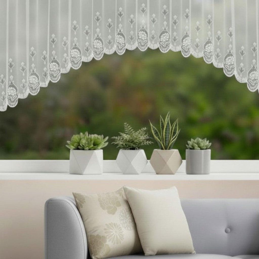 Fertigstore C-Bogen - Größe (HxB): 120x600cm Farbe: Weiß