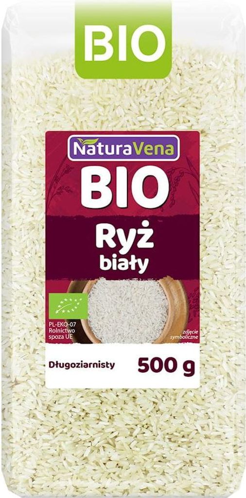 GLUTENFREIER LANGKÖRNIGER WEISSER -REIS 500 g – NATURAVENA
